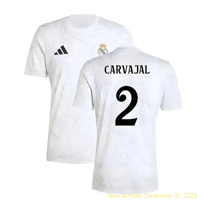 2024-2025 Real Madrid Home Shirt - Elite Kit (Carvajal 2) - White...