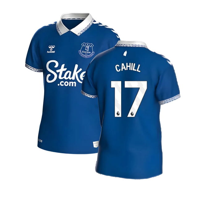 2023-2024 Everton Home Shirt (CAHILL 17) | Competitive Price