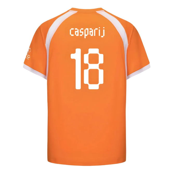 2025 Netherlands WEC Poly T-shirt (Orange) - Mens (Casparij 18)