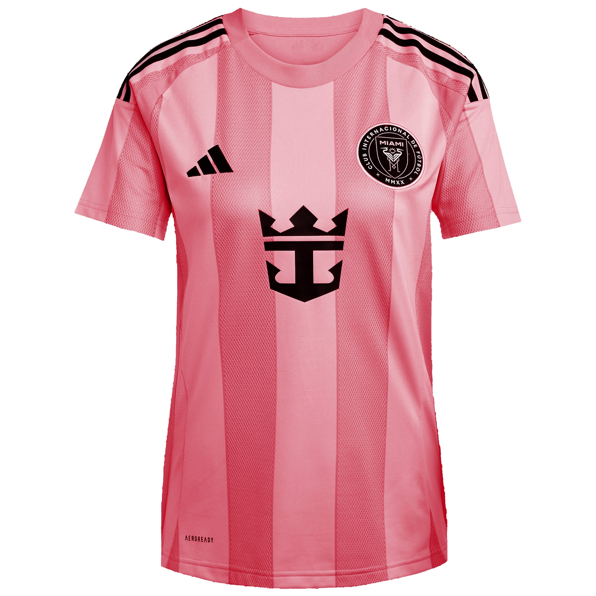 [SJH] Lionel Messi #10 Inter Miami CF Women's 2025 Euforia Replica Player Jersey - Light Pink
