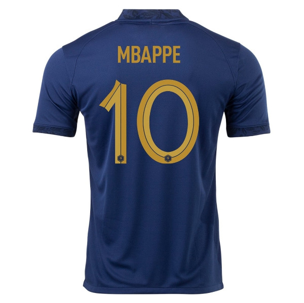 Durable World Cup 2022 France Home MBAPPE Soccer Jersey Football Shirt