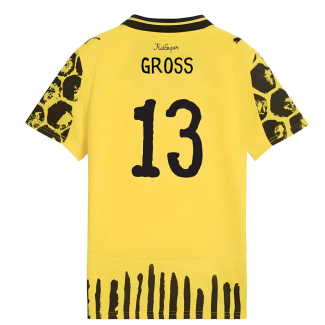 Gross 13 Game Replica Borussia Dortmund Home Replica Jersey (Kids)