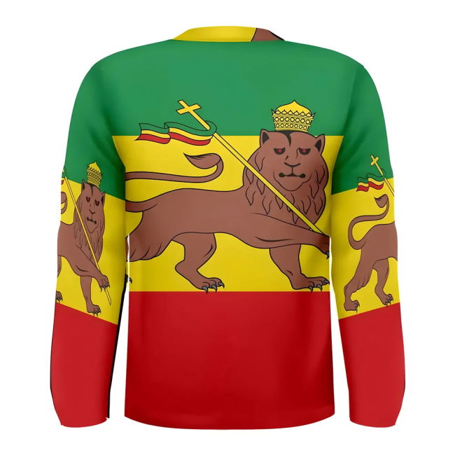 Performance-Driven Fan-Favorite Ethiopia Flag Long Sleeve Sublimated
