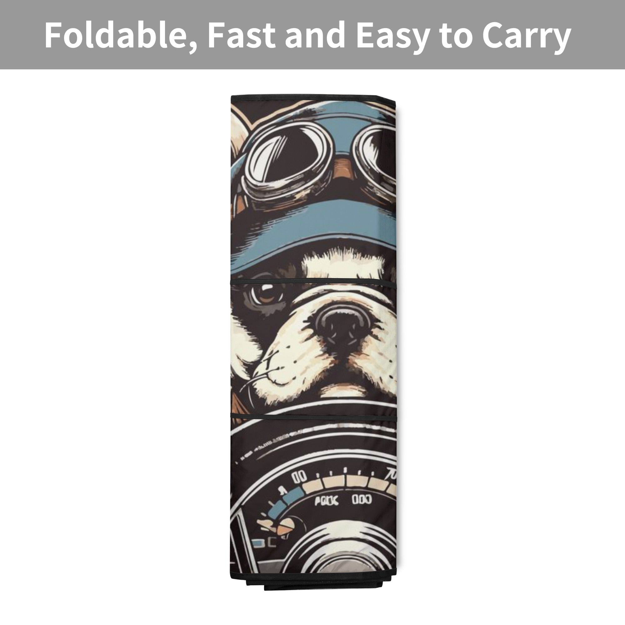 Culture-Inspired Street-Ready Jax - Car Auto Sun Shade for Street Style