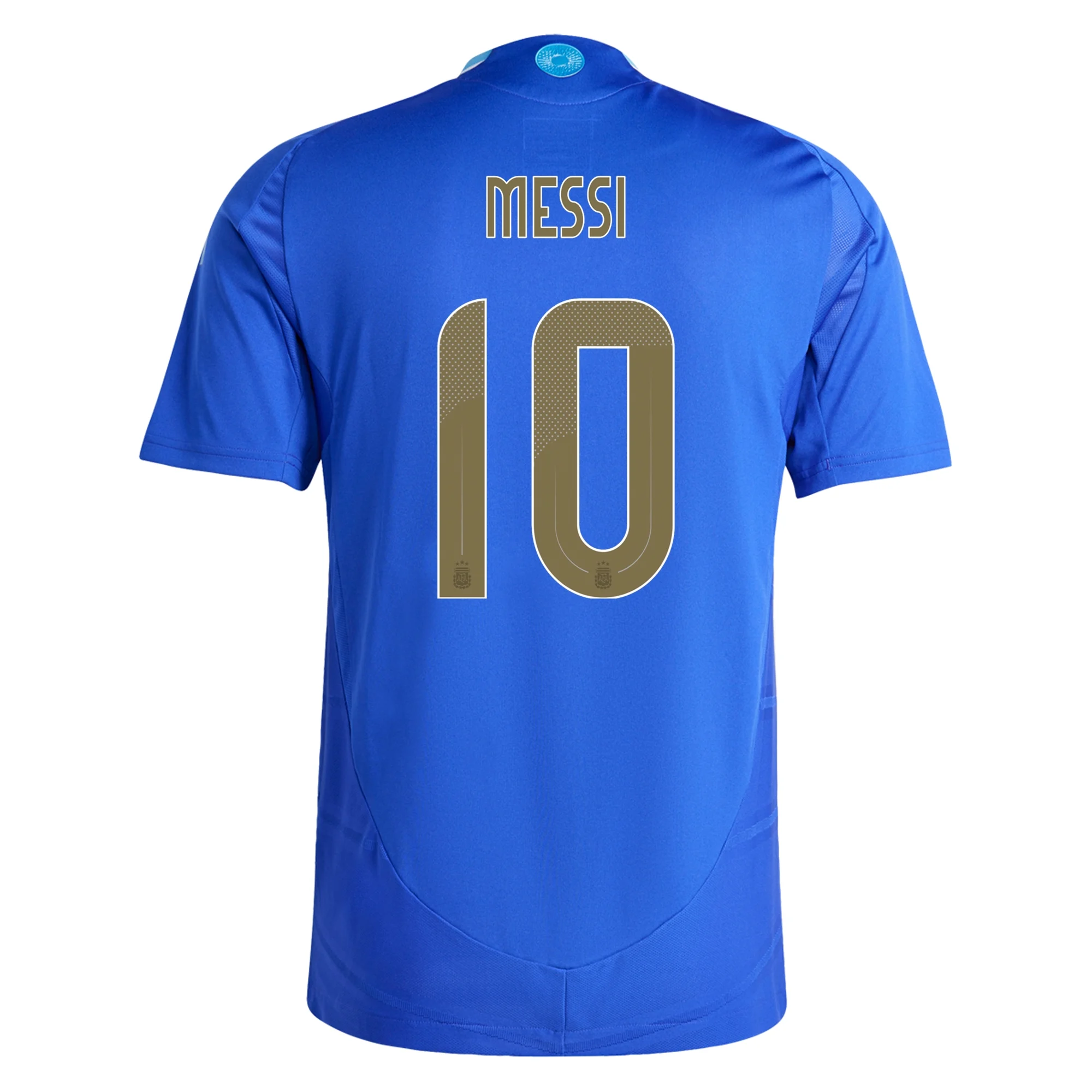 Buy Lionel Messi Argentina Authentic Away Soccer Jersey 24/25 Lucid Blue Blue Burst