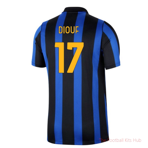 Inter Milan Home Shirt 2026-2027 Diouf #17 Match Kit Team Jersey