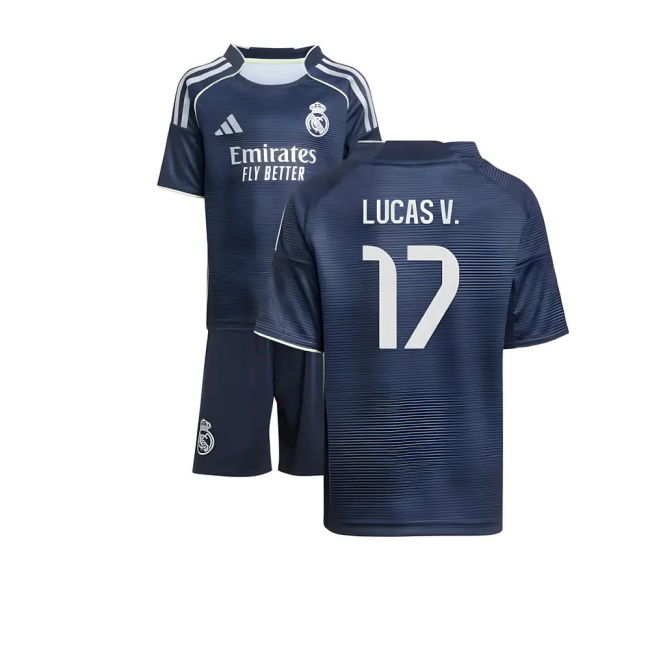 2025-2026 RM Away Football Shirt (Lucas V. 17) Durable Stitching