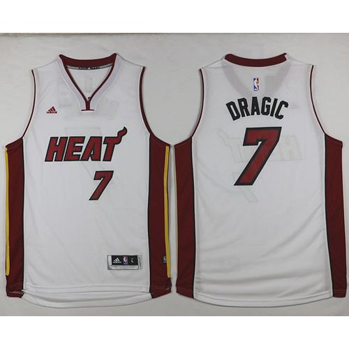 MIA White M. Heat #7 NBA Jersey NBA Fan Apparel Game Day Wear