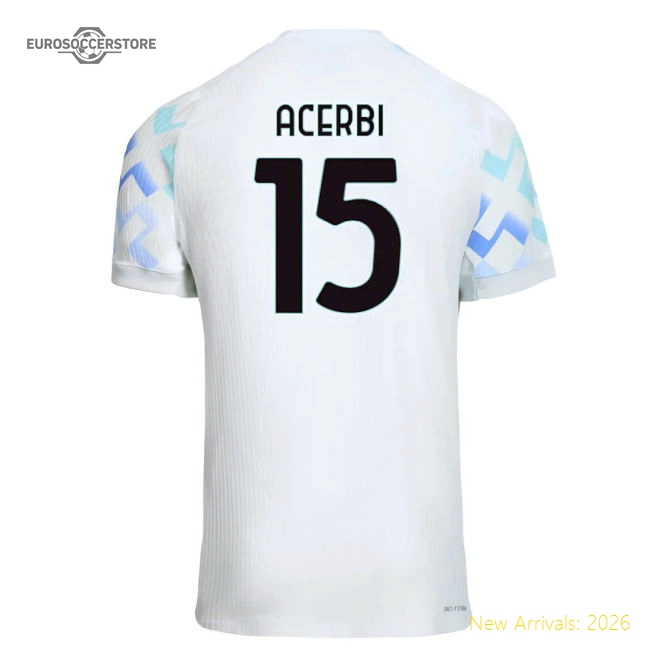 Inter Milan Calcio Acerbi Away Top-tier Jersey Adidas Climacool