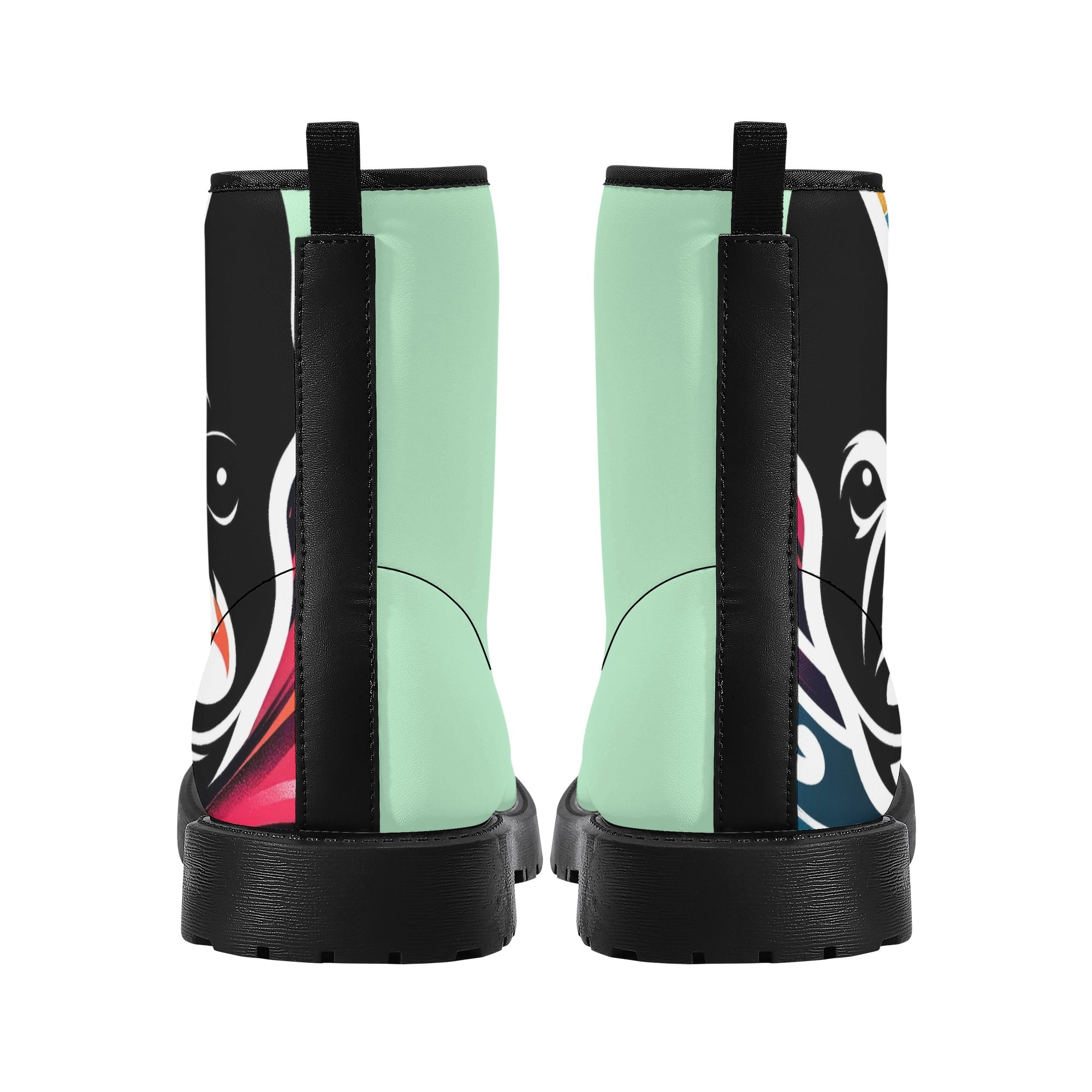 Frenchie-Fan Stylish Lucy - Leather Boots for Pet Enthusiasts Durable