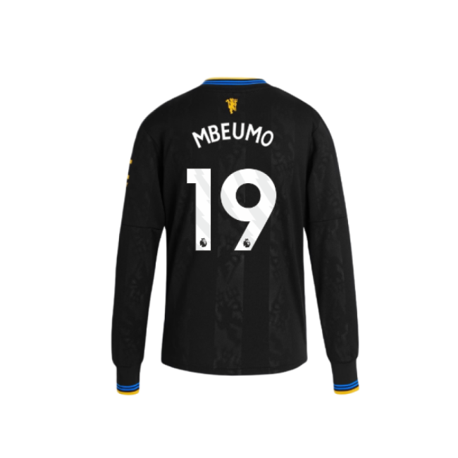 Committed Football Man Utd Long Sleeve Third Shirt Kids Mbeumo #19...