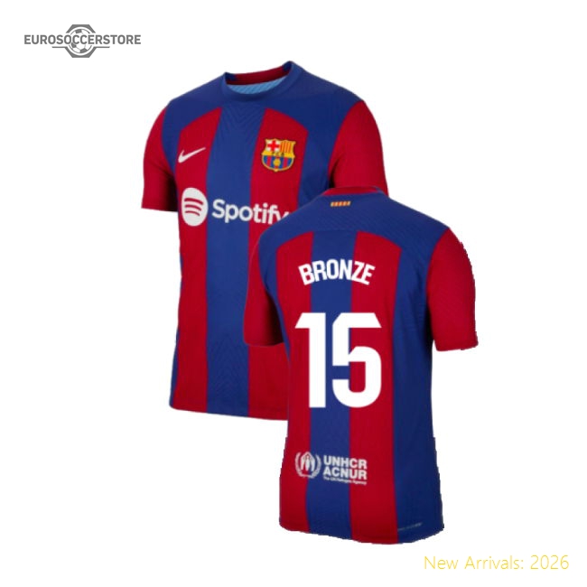 Barcelona 2024-25 Home Fan Version For Adults (Bronze Soccer Jersey