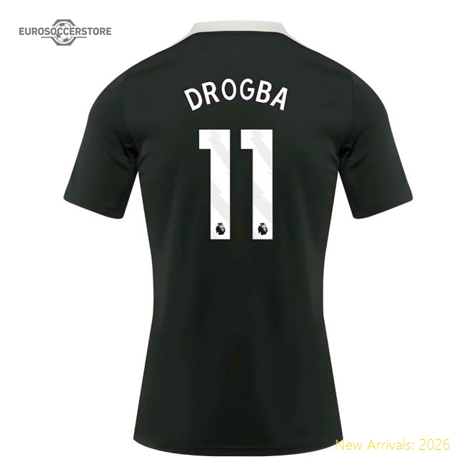 2025-2026 Chelsea Training Official Jersey Drogba Performance Fabric