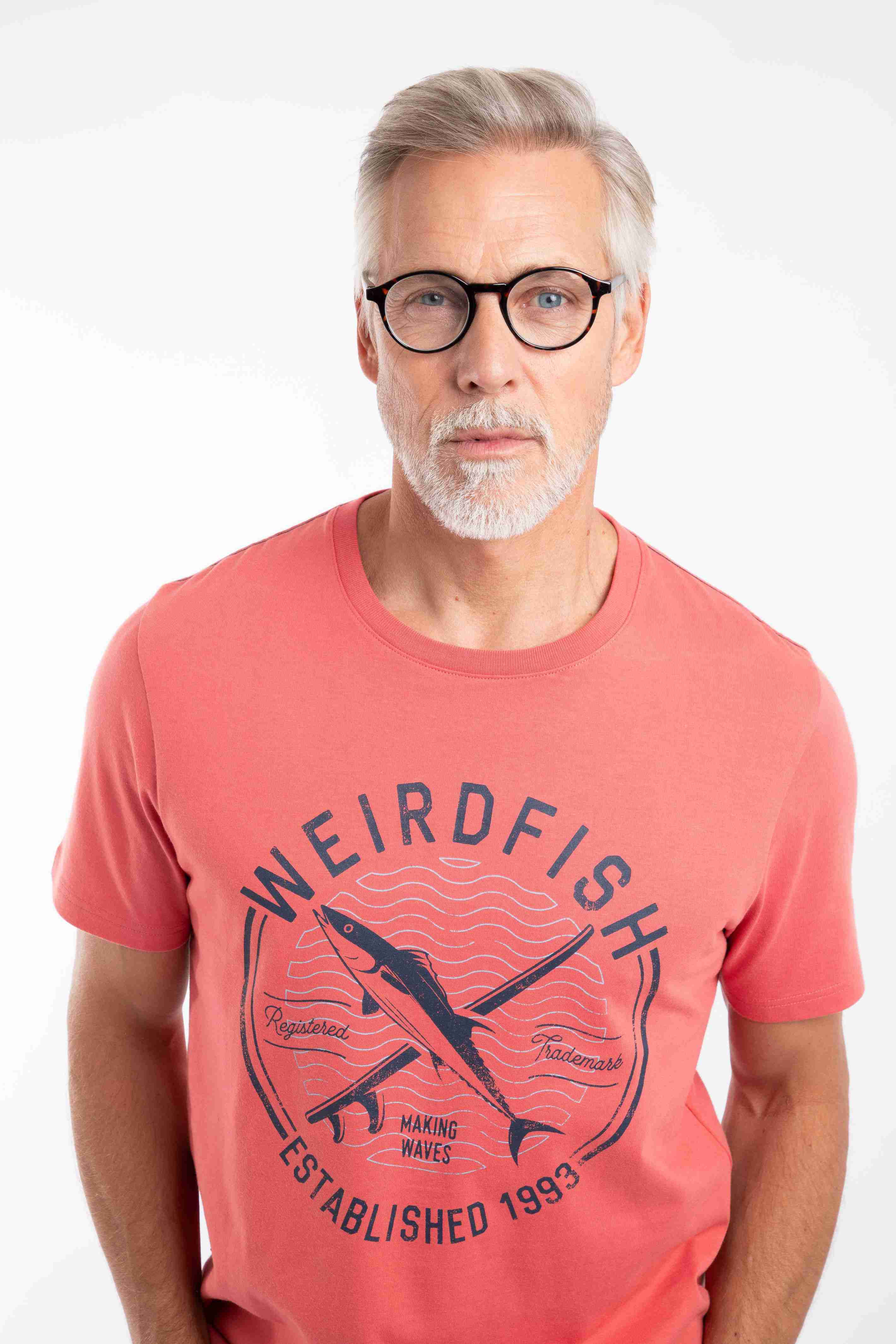 Hudson Front Print Branded T-Shirt Nantucket