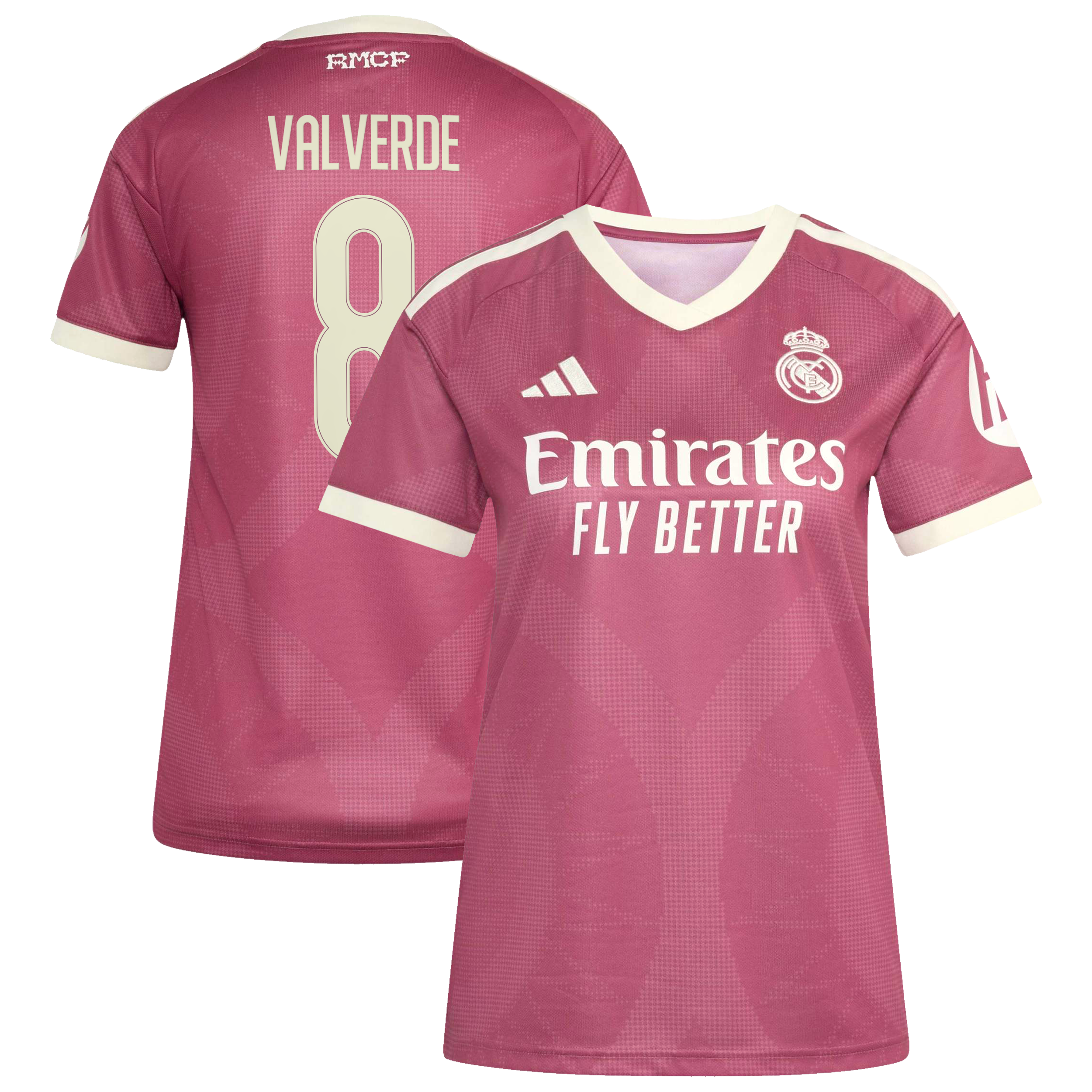[SJH] Federico Valverde Real Madrid Women's 2026/27 Third Replica Jersey - Pink