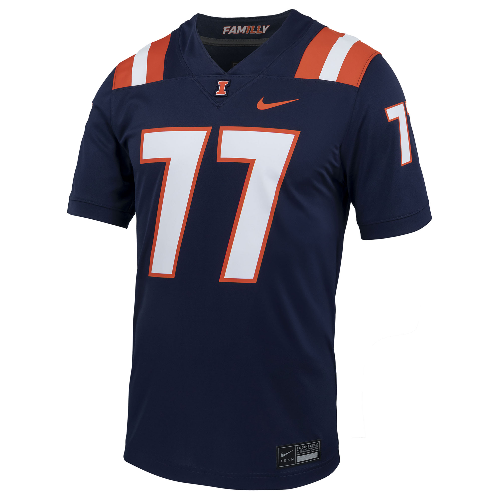 [NJP] Illinois Fighting Illini Untouchable Football Jersey - Navy