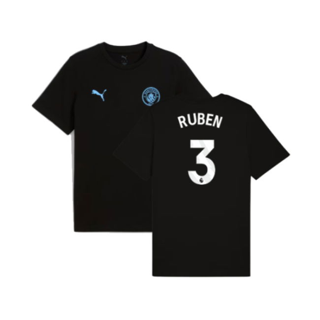 2025-20 Man City Authentic Home Jersey Ruben #3 L M S