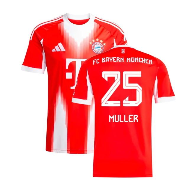 Replica 2025-2026 Bayern Munich Home With Vintage Design