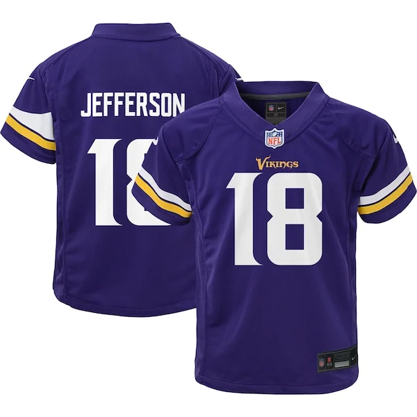 None Justin Jefferson Game Jersey - Purple | NFL Player Jersey