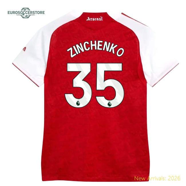 Sophisticated Arsenal Womens Jersey Zinchenko 2025-2026 Smart Fabric