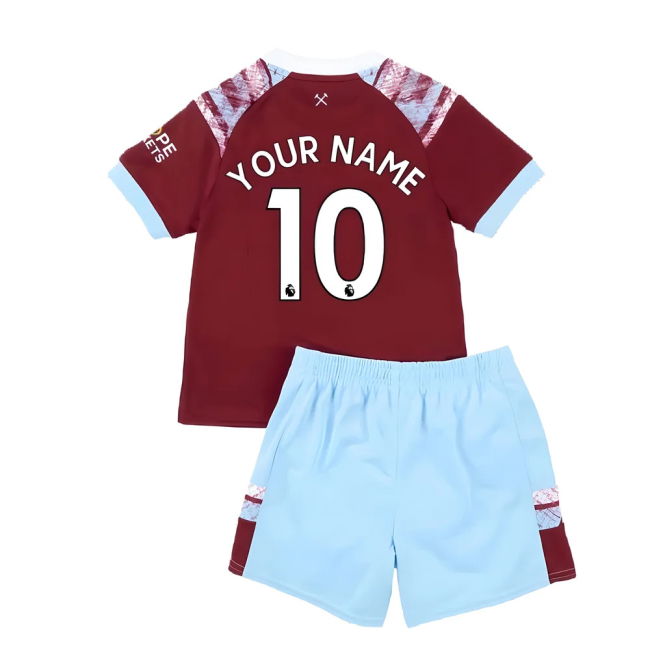 West Ham official style Home Kit 2022-2023 (Toddler