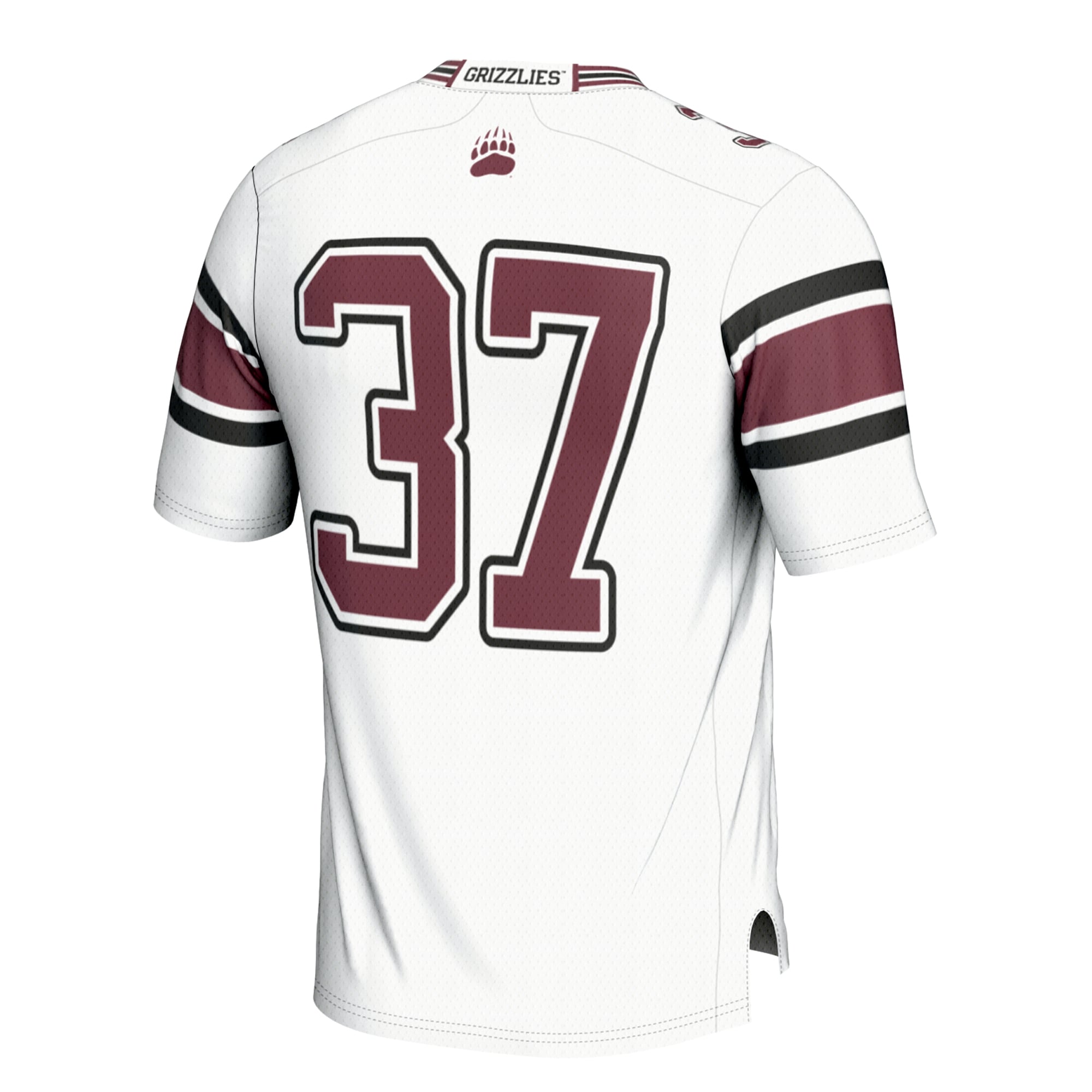 #37 Montana Grizzlies GameDay Greats Youth Football Jersey - White