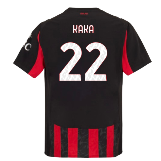 2025-2026 AC Milan Authentic Home Jersey (Kaka 22) | Comfortable