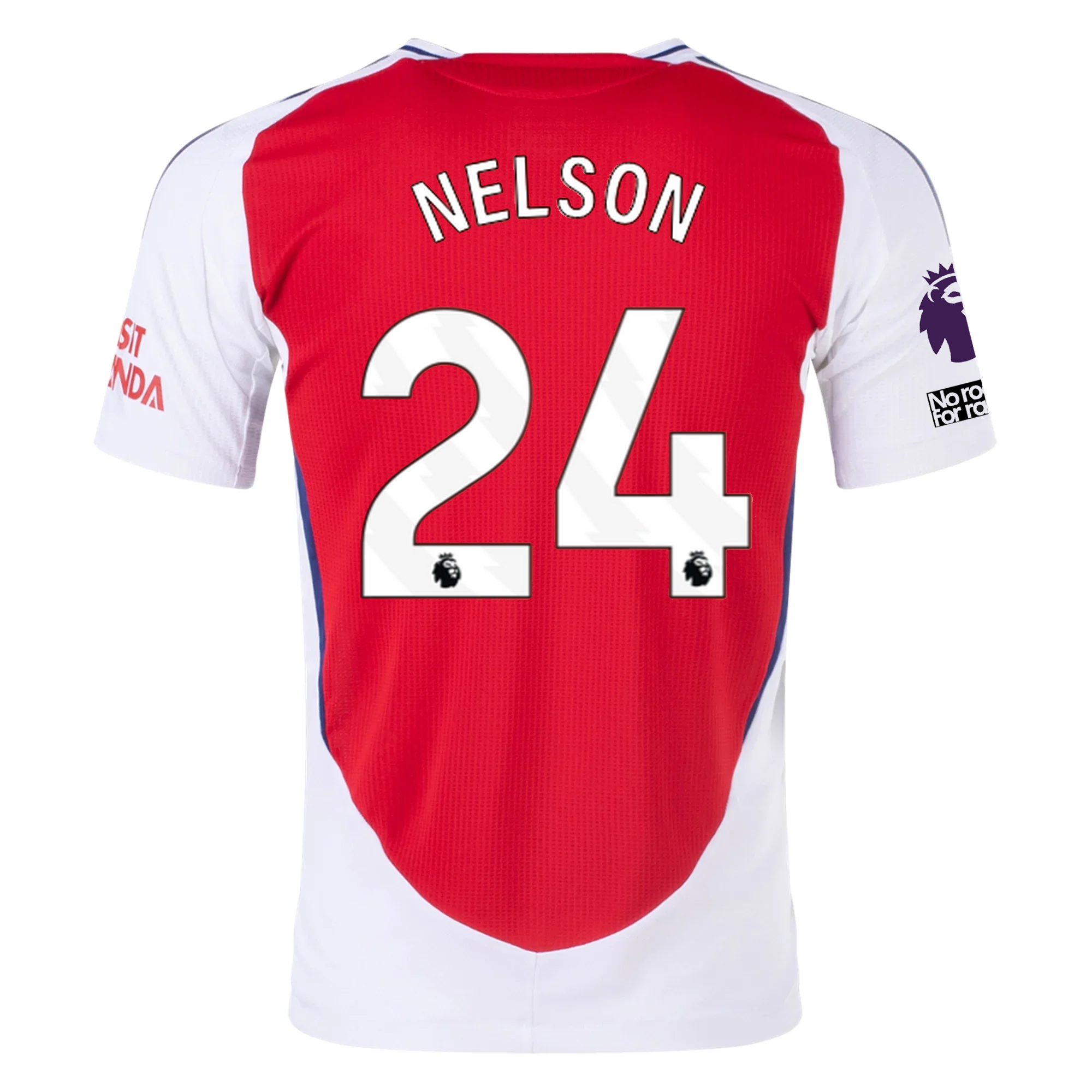 Arsenal Reiss Nelson 2024-2025 UCL Home Jersey – Authentic Shirt
