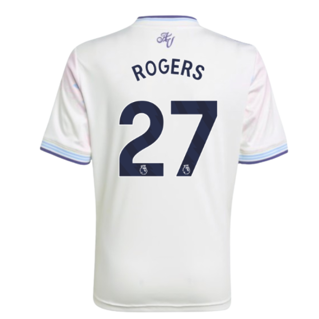 2025-2026 Aston Villa Third Shirt - Kids (Rogers 27) Fan Edition