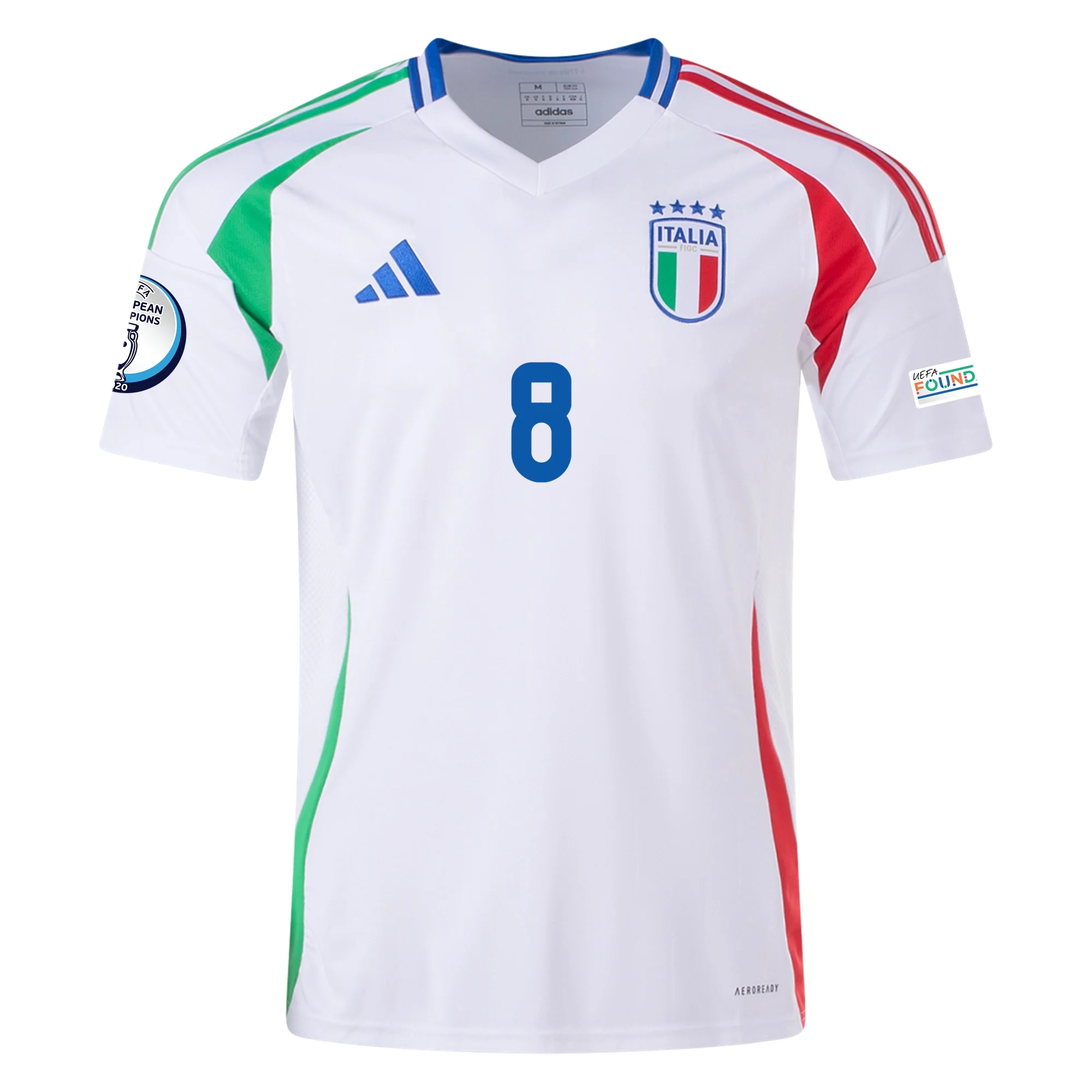 Italy 2024-2025 UEFA Euro Away Jersey –  Collector Edition S