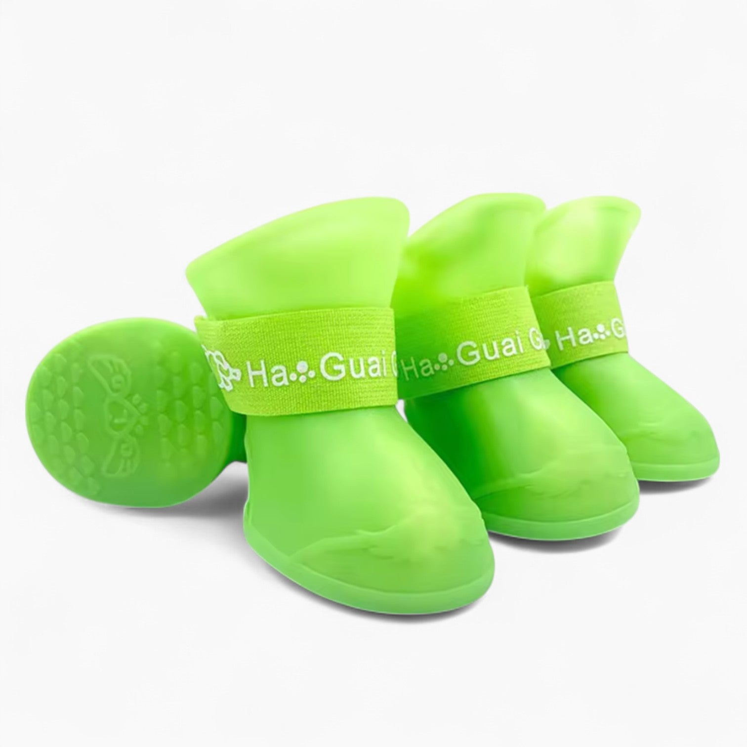 Pawish Rain Booties for French Bulldogs - Waterproof Candy Color Pet Shocks