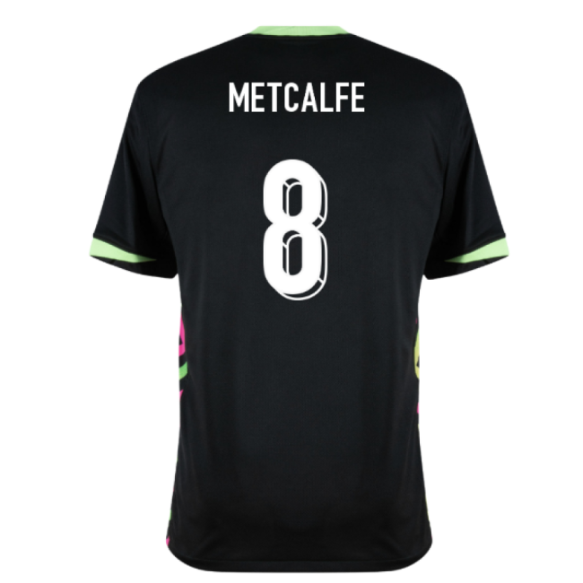 Player 2025-2026 Australia Away Shirt (Metcalfe 8) Cup Kit