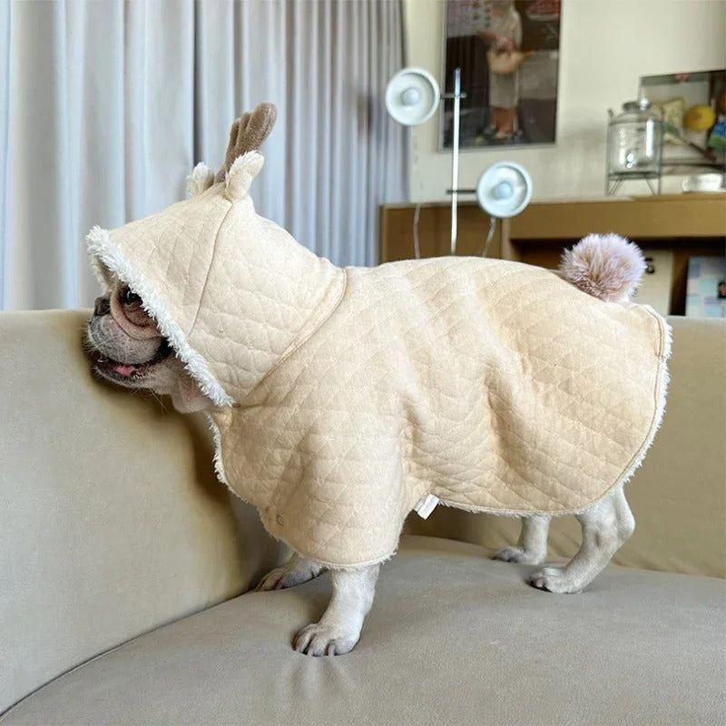 Costume – Warm Quilted Hooded Jacket For Dog Lovers | Trendy Style