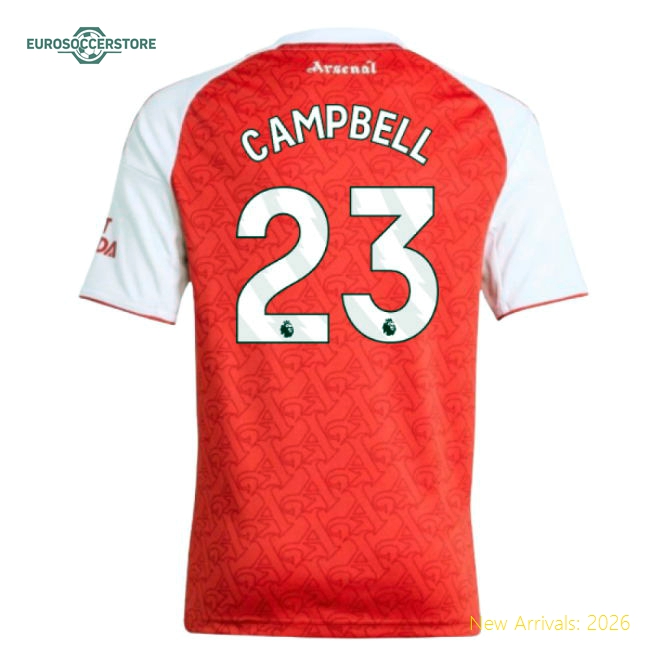 High-quality Kids Arsenal Campbell Jersey 2025-2026 Machine-washable