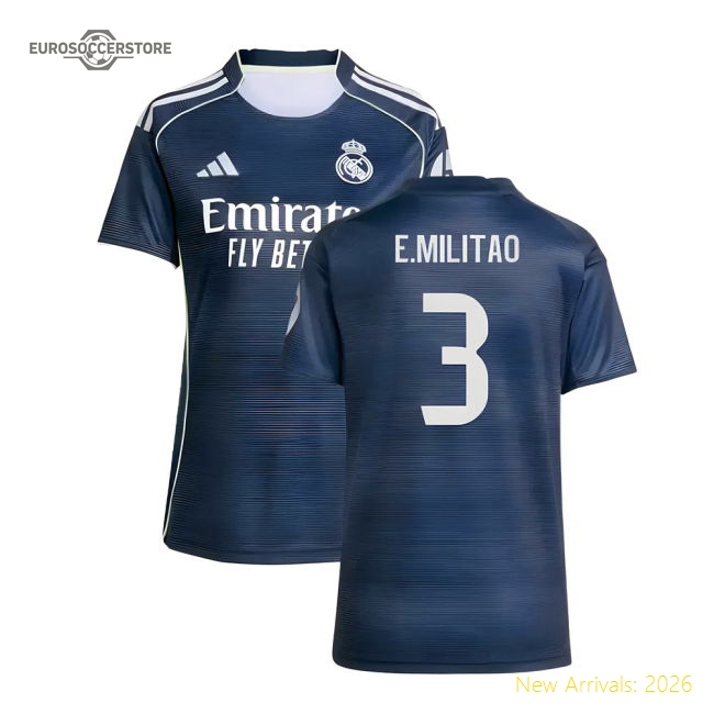 2025-2026 Football Team Womens Sophisticated E.militao Jersey Dri-fit