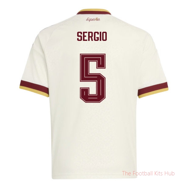 2026-2027 Spain Away Shirt (Kids) (Sergio 5)