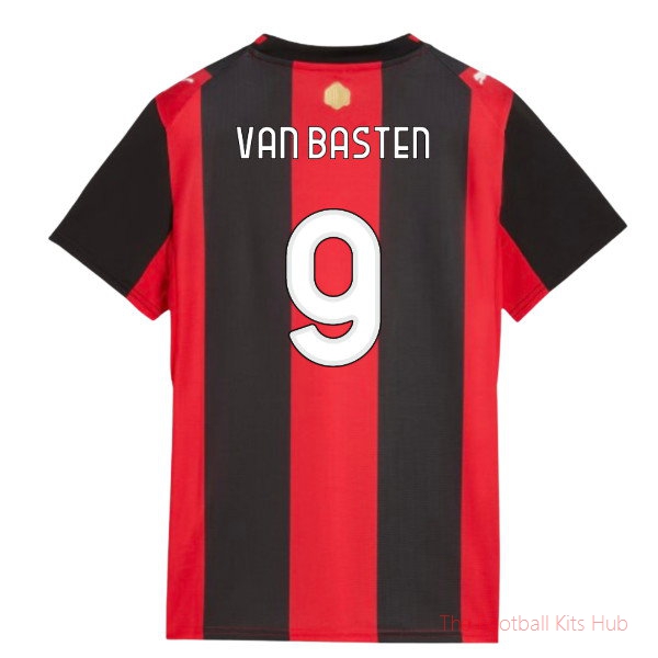 Elite AC Milan 2026-2027 Home Shirt (Womens) (Van Basten 9)