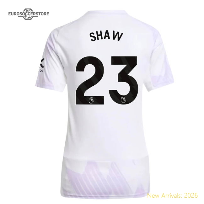 Chic Womens Man Utd Shaw Jersey 2025-2026 Lightweight Soft-touch