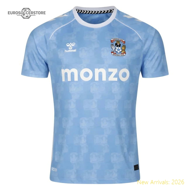 2025-2026 Coventry City Home Shirt - Authentic Design - Match Day Jersey