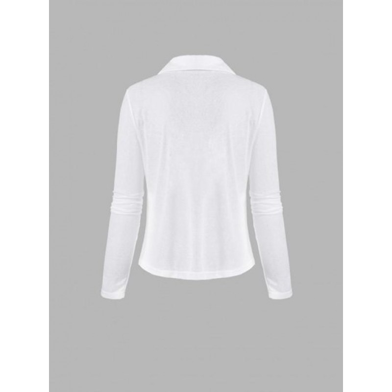 Semi Sheer Pocket Tied Shirt DS3395