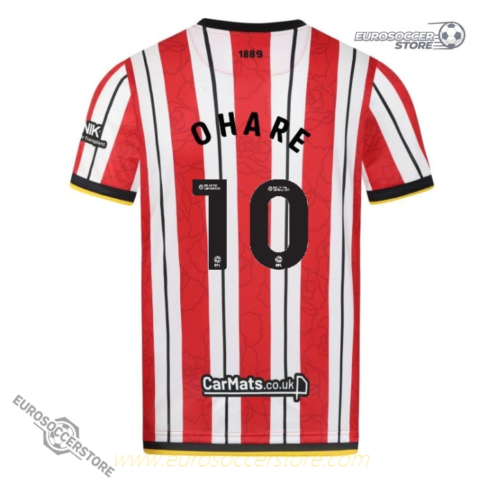 Sheffield United 24-25 Season Home Jersey, OHARE #10
