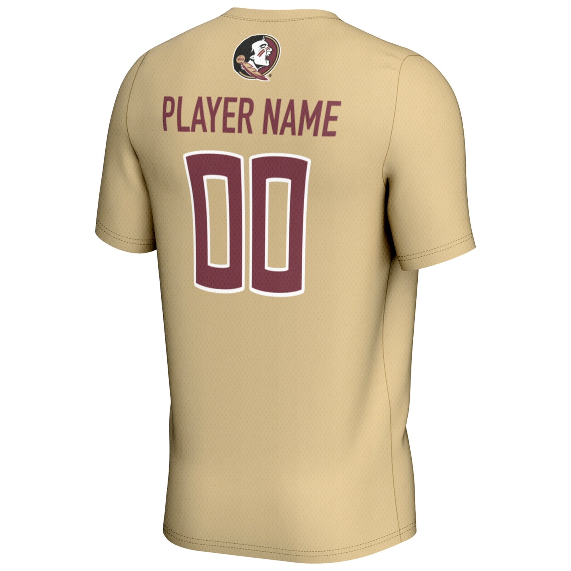 [NJP] Florida State Seminoles GameDay Greats Unisex NIL Pick-A-Player Lightweight Collegiate Soccer Fashion Jersey - Gold