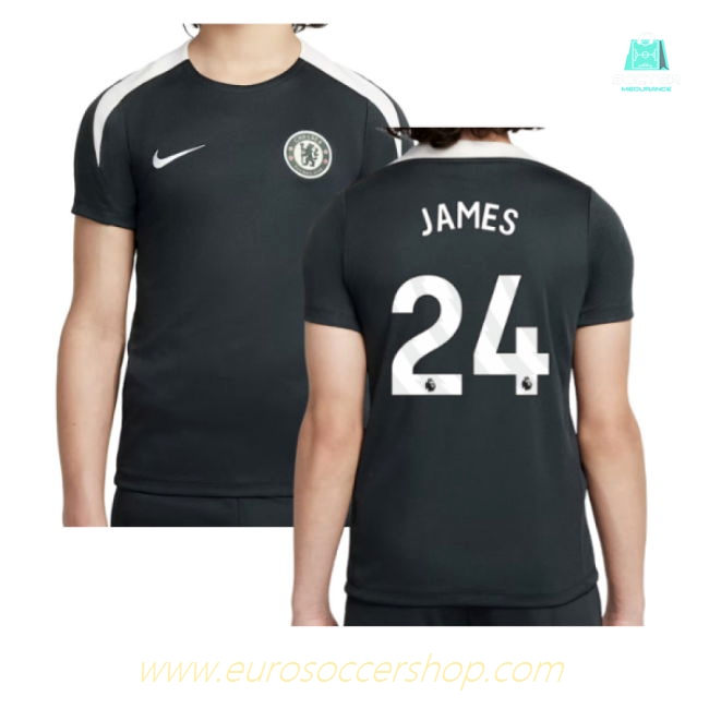 2025-2026 Chelsea Strike Training Shirt (Green) - Kids (James 24)