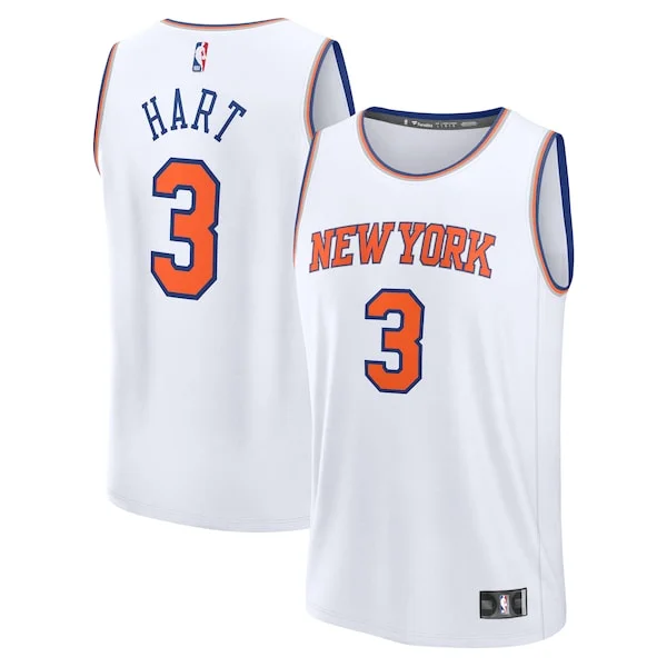 Top-Grade Josh Hart NYK Basketball Jersey - White - Licensed Product
