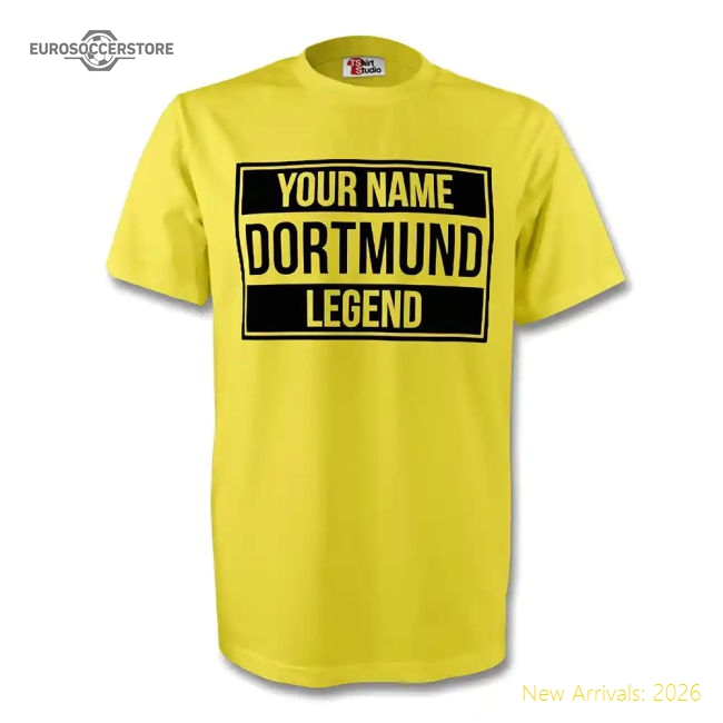 Performance Your Name Borussia Dortmund Legend Tee (Yellow) - Kids