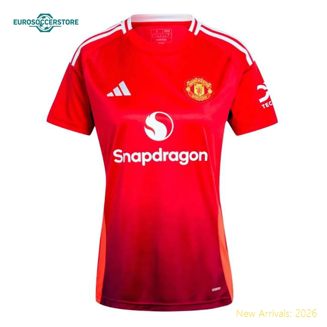 Refined Man Utd Womens Beckham Jersey 2024-2025 Lightweight