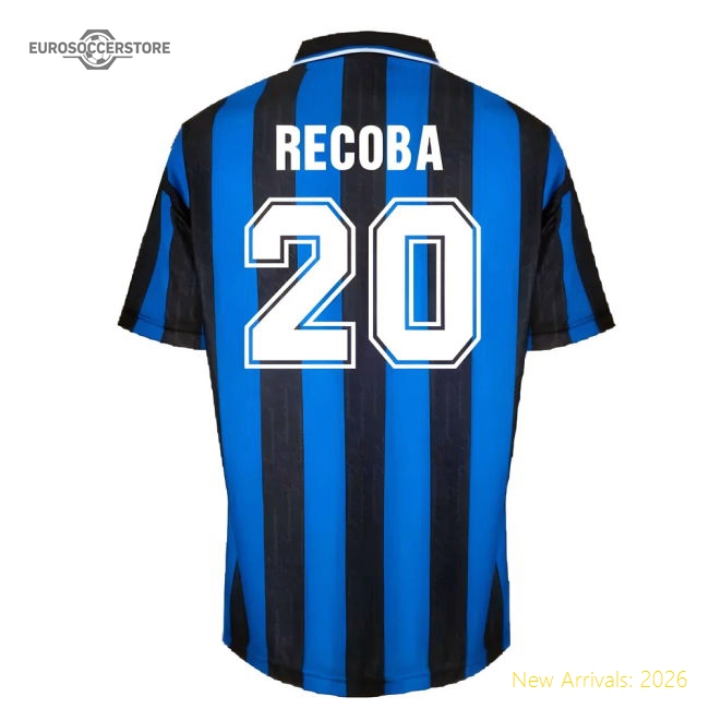 Inter Milan Recoba Premium Home Jersey Italian League Nike Dri-fit