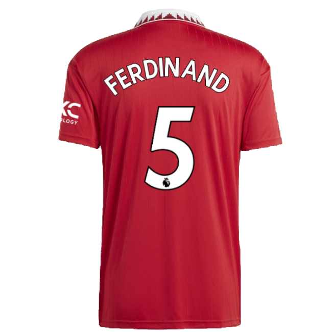 2022-2023 Man Utd Home Jersey (FERDINAND 5)