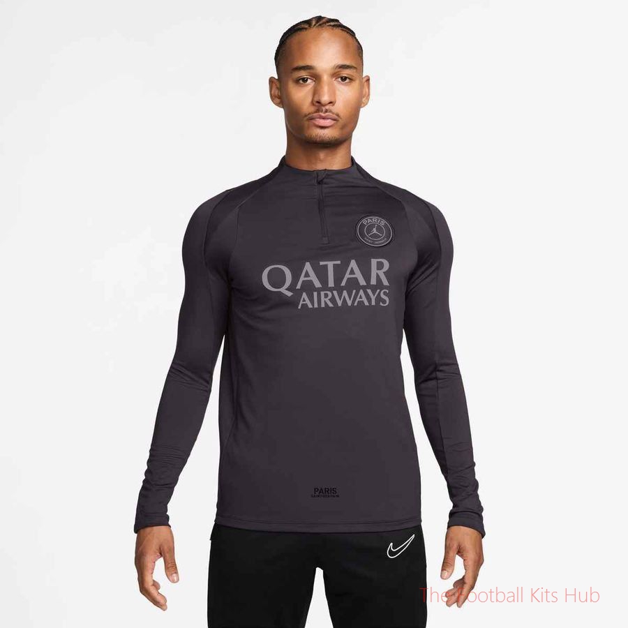 Paris Saint Germain Training Shirt Dri-FIT Strike Drill 4th Jordan x PSG - Particle Grey/Off Noir