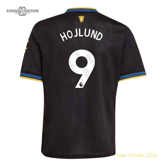 2025-2026 Man Utd Third Shirt (kids) (hojlund 9) - Authentic Design